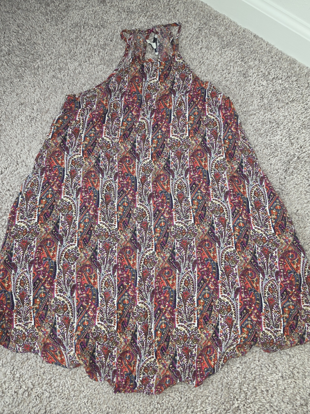 American Eagle Outfitters Multicolor High-Neck Sleeveless Tank